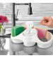 Kitchen Sponge Holder and Washing Up Liquid Soap Dispenser For Kitchen and Bathroom